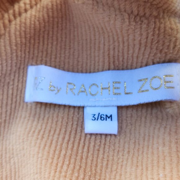 ADORABLE RZ by Rachel Zoe Corduroy Baby Overalls 3-6 Months SOFT - Picture 4 of 4